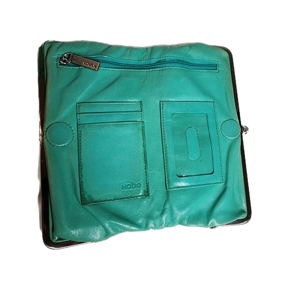 Hobo International Vintage Lauren Double Kiss Lock Clutch /Wallet - Picture 7 of 16